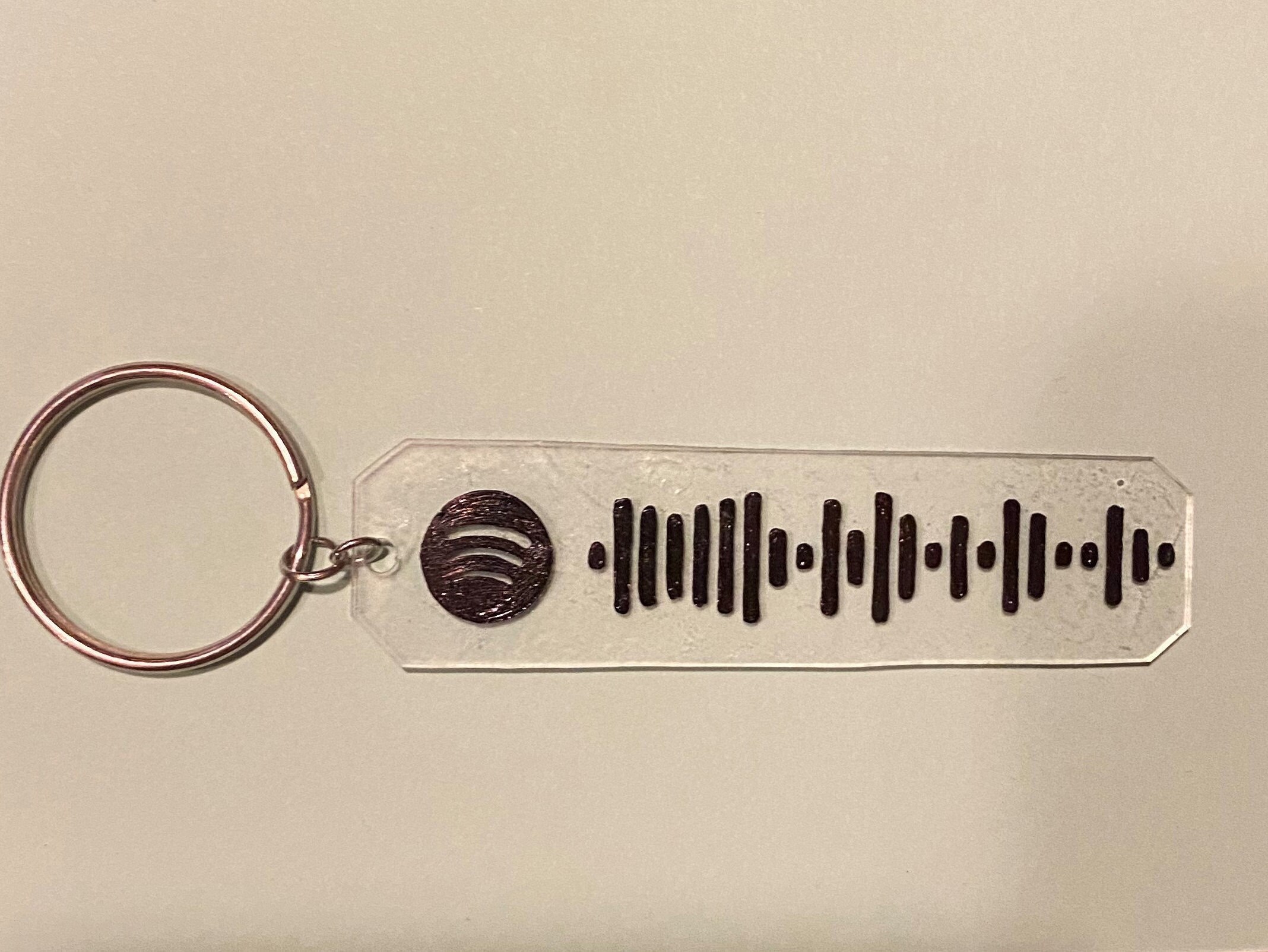 SPOTIFY keychain CUSTOM Spotify keychain | Etsy