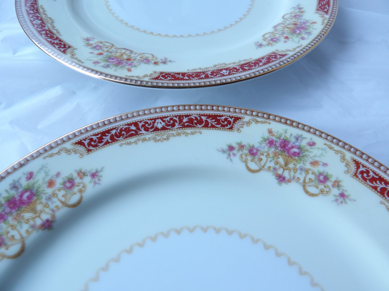 Noritake Occupied Japan Mystery Pattern 36 set of 2 plates Etsy