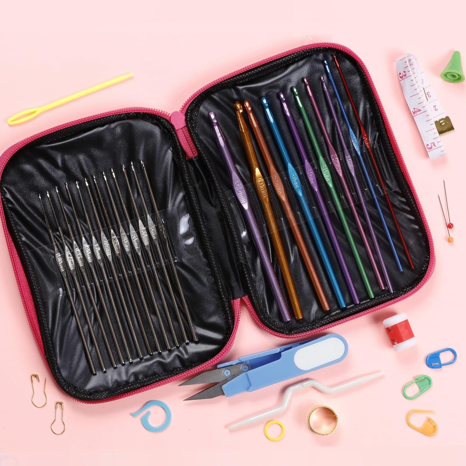 Incraftables Sewing Kit for Adults with 30pcs Multicolor Threads & Needles.  Best Emergency Travel Basic Sewing Kits. Hand Sewing Kit for Beginner 