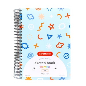Sketchbook for Teen Girls, Sketch Book and Art Paper for Girls and Artist  Kids to Drawing and Sketching or Doodling, 8.5x11, Spiral Bound Art  Paper