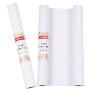 Incraftables Easel Paper Roll 18 Inches X 75 Feet. White Craft Paper Roll For Kids Adults. Art Paper Roll, for DIY Crafts, for Gifts, Makers