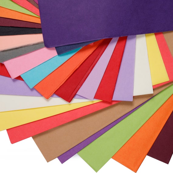 Incraftables Colored Tissue Paper for Crafts 100pcs. Craft Wrapping for Gift Bag & Birthday 25 Color