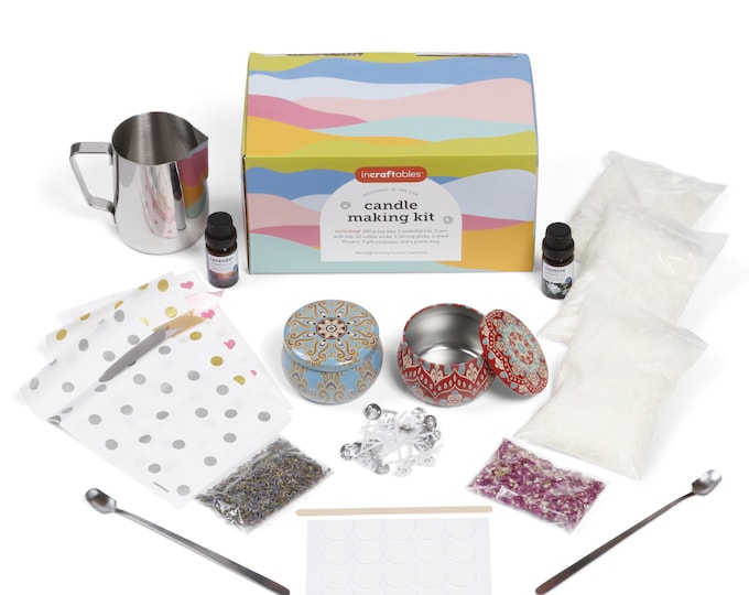 Incraftables Candle Making Kit For Adults. Candle Making Supplies Set DIY Candle Making Kit For Beginner And Professional, for DIY Crafts