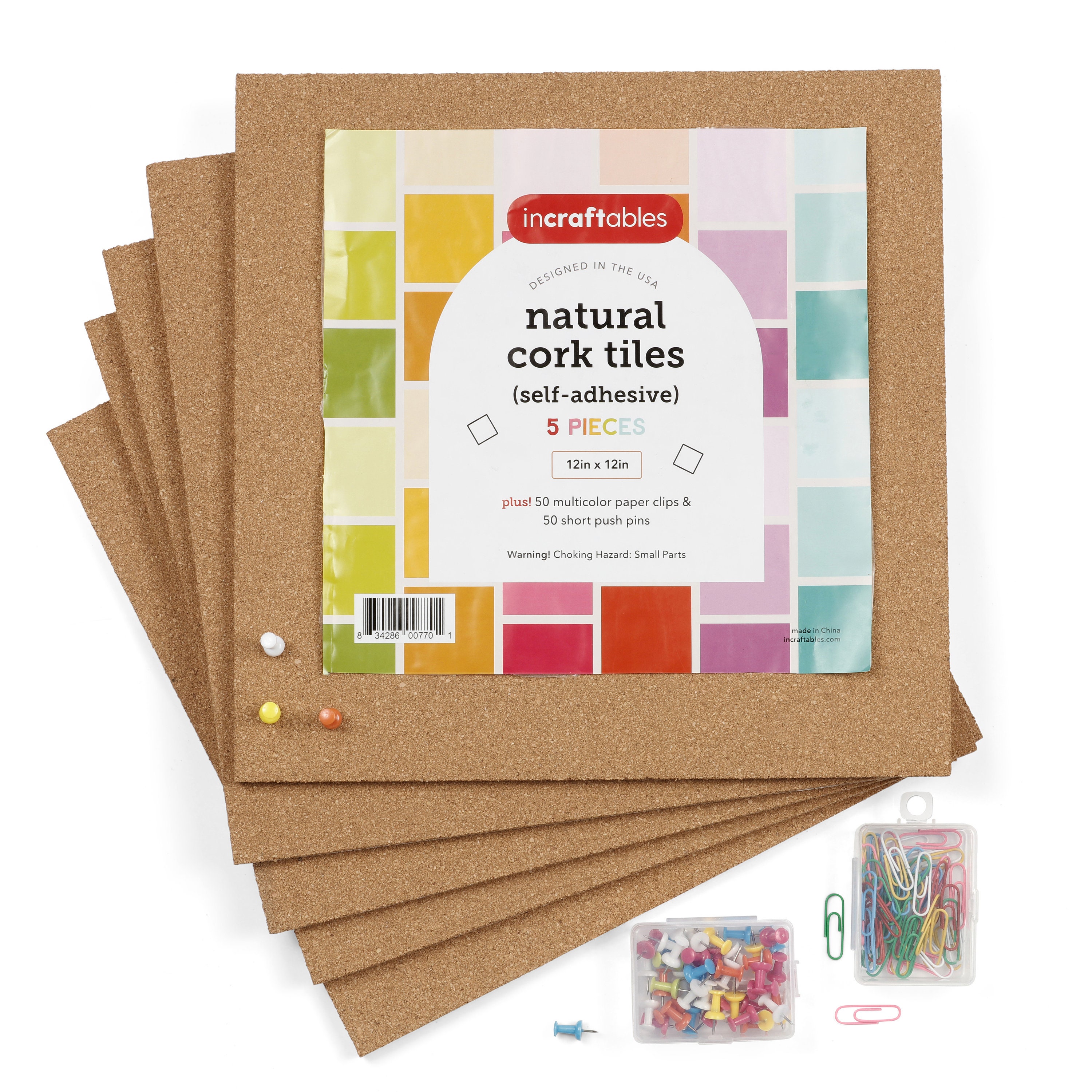 Wholesale Cork Board Tiles with Full Sticky Back Mini Wall Pin Board -  China Cork Board, Cork Bulletin Board