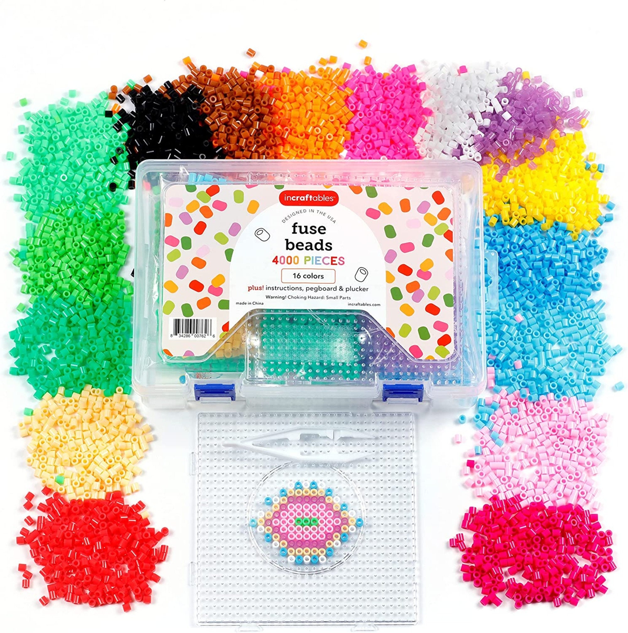 Black, White or Clear Fuse Beads for Perlers 3 Options perler