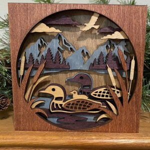 Wooden Loon Pond Sign (please note size)