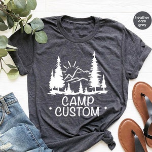 Custom Camp Shirt, Camping Shirt, Camping Friend Gift, Summer Shirt, Camping Lover Shirt, Simple Camping Shirt