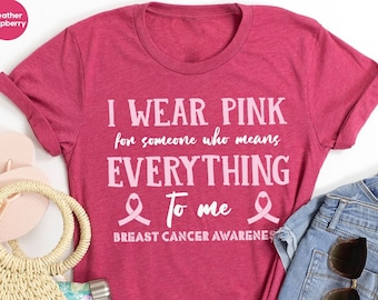 Breast Cancer Awareness Shirt, Cancer Support Shirt, Cancer Warrior T Shirt, October Cancer Shirt, Cancer Awareness Shirt