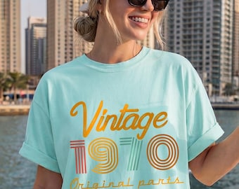 Comfort Colors® 56th Birthday Shirt, Vintage 1970 Shirt, 56th Birthday Gift for Women, 56th Birthday Shirt Men, Retro Shirt, Vintage Tanktop