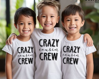 Cousin Crew Shirts, Team Cousin Shirt, Matching Cousin Shirt, Cousin T-Shirt, Crazy Cousin Crew Tee, Family Birthday Shirts, Cousin Gift