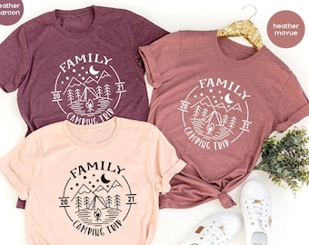 Family Camping Trip Shirt, Matching Family Campers, Travel Family Shirt, Family Group Shirt, Family Vacation Shirt, Camping Shirt