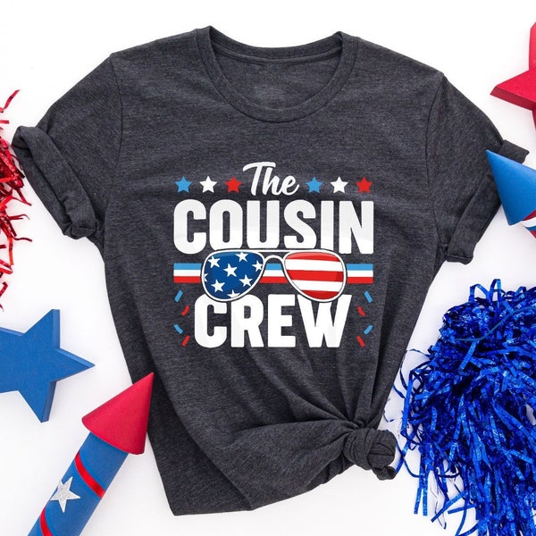 4th of July Shirt, USA Shirt, Patriotic Shirt, Cousin Crew Shirts, The Cousin Crew Shirt, America Shirt, Independence Day, Fourth of July