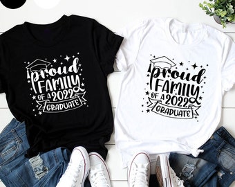 Graduation Family Shirt, Family Matching Shirt For Graduation, Shirts For Graduate Family, Proud Family Of A 2023 Graduate, Funny Graduation