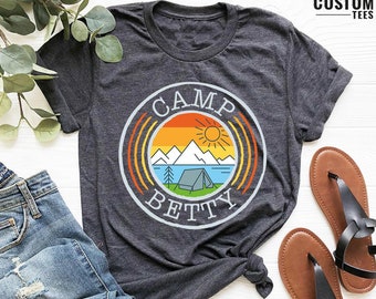 Custom Camp Shirt, Camp Gifts, Custom T-shirt, Custom Shirt, Custom Camp Shirt, Camp Crew Shirt, Camp Custom Shirt, Camping Family Shirt