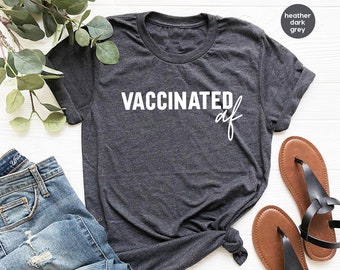 Vaccine Tshirt | Etsy Singapore