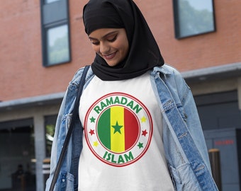 Ramadan Shirt, Senegal Flag Shirt, West Africa Flag Country Shirt, Muslim Shirt, Ramadan Mubarak Shirt, Patriotic Shirt, EID Mubarak Shirt