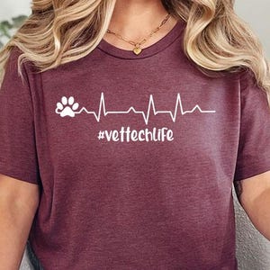 Veterinarian Shirt, Vet Tech, Paw Shirt, Veterinarian Gift, Animal Lover Shirt, Cat Lover Gift, Vet tech Week, Veterinarian gift, Dog Lover