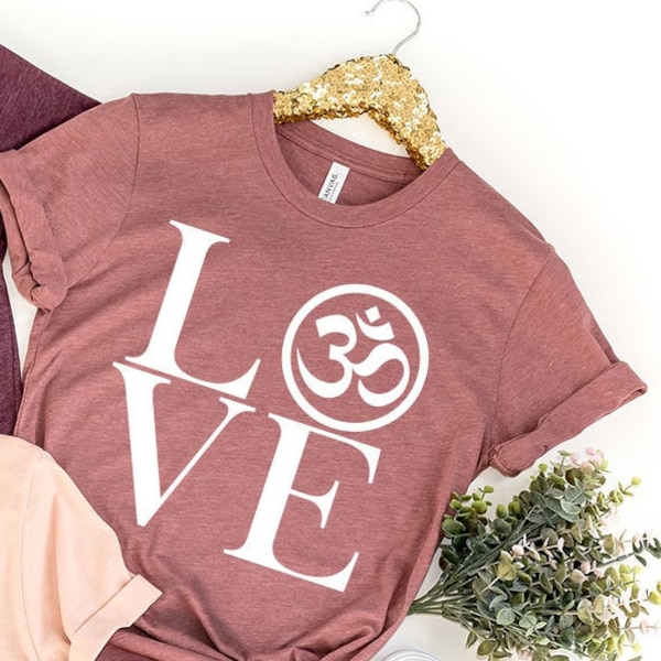 Love Yoga Shirt, Meditation Shirt, Yoga T-Shirt, Yoga Lover Shirt, Inspirational Shirt, Yoga Tee, Yoga Gift, Yoga Shirt