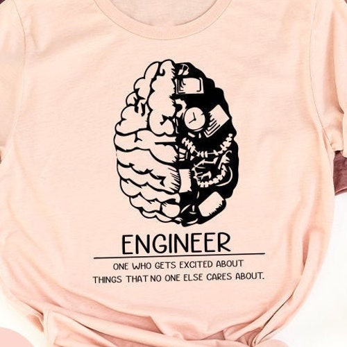 Engineer Definition Funny Engineering Tshirt Etsy