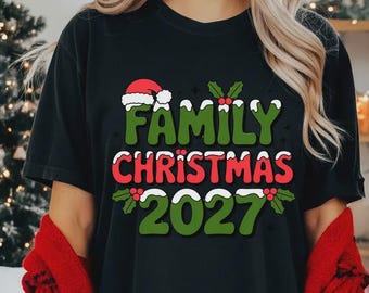 Family Christmas 2026 Shirt, Matching Holiday Family Tees, Christmas Celebration Outfit, Festive Xmas Gift, Family Christmas Party Shirt
