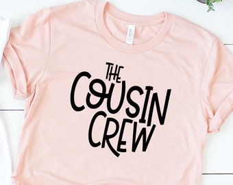 Cousin Crew T-Shirt, Cousin Shirts, Christmas Cousin Tee, Xmas Party Shirt, Matching Cousin Tee, Gift For Cousin, Matching Family Tee