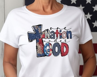 Memorial Day-shirt, Onafhankelijkheidsdag, 4 juli-cadeaus, christelijke T-shirts, patriottisch shirt, kindershirts met de Amerikaanse vlag, patriottische outfit