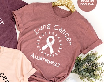 Lung Cancer Awareness Tee, Cancer Support Shirt, Heal Cancer TShirt, Cancer Survivor Shirt, Cancer Aware TShirt, Cancer Shirt, Cancer TShirt