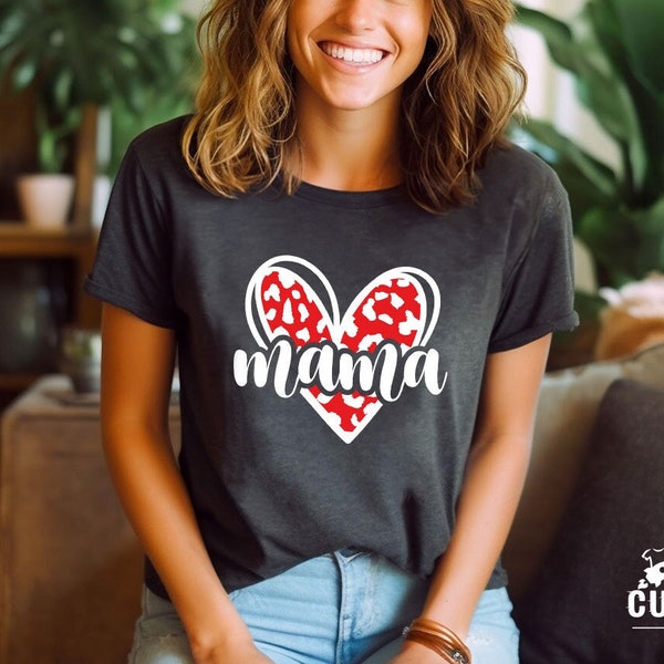 Mama Heart Shirt, Mama Shirt, Mothers Day Gift, New Mommy Gift, Cute Mommy T Shirt, Cool Womens Shirt, Pregnancy Gift, Mom To Be Shirt