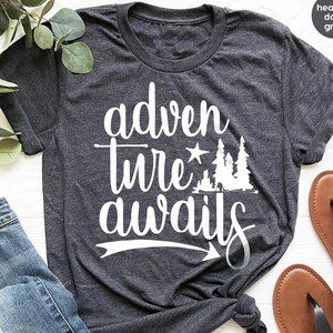Hiking T-Shirt, Mountains T Shirt, Cool Camping Shirt, Adventure TShirt, Outdoors Shirt, Gift For Campers, Travel Lovers Shirt, Gift For Him