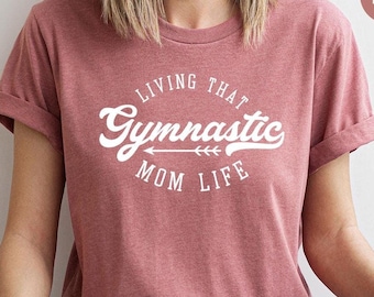 Gymnastics Mom Shirt,Gymnastics Mom Tee,Mom Gymnastic Shirt,Gymnastic Mom Shirts,Gymnastic Mom T-shirt,Gymnastic Mom