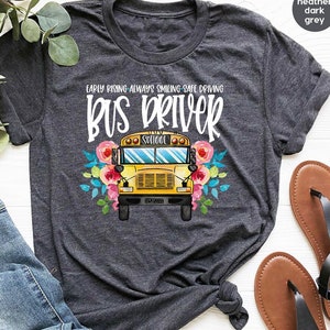 School Bus Shirt, Bus Driver T Shirt, School Bus Driver, Bus Driver Gift, Back To School T-Shirt, Gift for Bus Driver, Back to School Gift