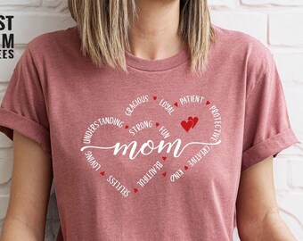 Mom Heart Shirt, Happy Mother’s Day, Strong Kind Mom Shirt, Mother Day, Mom Shirt, Mother’s Day Shirt, Mother’s Day Gift, Mother’s Day Shirt