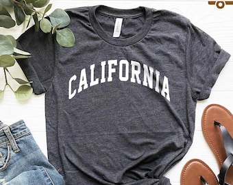 California Shirt, West Cost Tee, California Tee, California Tshirt, Cali Girl Shirt, Trendy California Shirt, California State