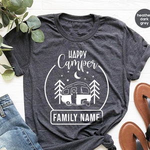 Personalized Camping Shirt, Custom Camping Shirt, Family Matching, Outdoor Shirt, Gift For Camp Crew, Adventure Shirt
