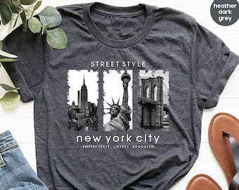 New York Shirt, New York City Shirt, New York T-shirt, East Coast Shirt, New Yorker Tee, New York Lover Gift, NYC Gifts, NYC Shirt for women