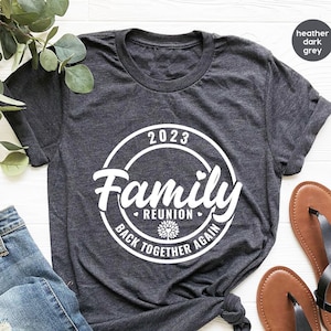 Vintage Family Reunion TShirts, Custom Matching Shirts, Family Reunion Gift, Personalized Family Gifts, Back Together Again