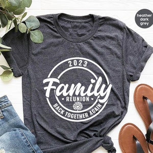 Vintage Family Reunion TShirts, Custom Matching Shirts, Family Reunion Gift, Personalized Family Gifts, Back Together Again