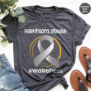 Parkinson&#39;s Disease Awareness Shirt, Parkinsons Disease Support Shirt, Parkinsons Disease Fighter Tee, Parkinsons Warrior Gift, Gift for Her