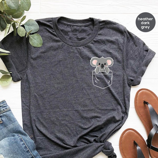 Pocket Koala Shirt, Koala Gifts, Pocket Koala Tee, Koala Toddler Shirt, Pocket Koala Bear Kids Shirt, Gifts for Her, Cute Koala Lover Gift