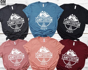 Custom Camp Shirt, Camping Family Shirt, Camp Crew Shirt, Friend Camping Shirt, Camping Shirt, Adventure Lover Shirt, Camp Gifts, Camp Shirt
