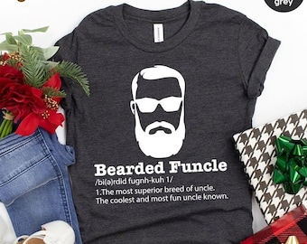 Bearded Funcle Shirt Funny Uncle Shirt