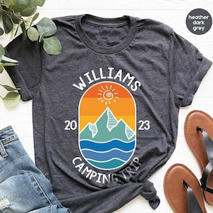 Custom Camp Shirt, Camp Gifts, Custom Shirt, Custom Camping Trip Shirt, Camping Crew, Camping Trip Shirt, Camping Family Shirt, Family Gift