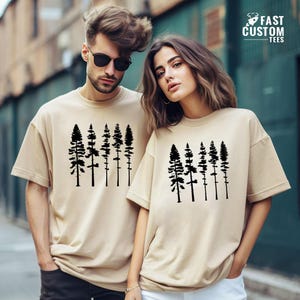 Pine Tree Shirt, Pine Tree T Shirt, Camping Shirt, Hiking Shirt, Adventure Shirts, Nature Lover Gift, Outdoors Shirt image 8