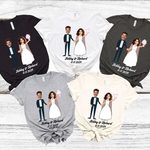 Personalisiertes Braut-Shirt, Personalisiertes Junggesellinnenabschieds-Shirt, Junggesellinnenabschieds-Shirt, Outfit für den Junggesellinnenabschied, Personalisierte Brautgeschenke, Shirt für die Brautparty Bild 6