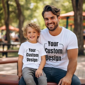 Custom Logo Design Shirt, Bulk Personalized Shirt, Wholesale Business Logo T-Shirt, Customized Company Logo Gifts, Brand Logo Vneck Tshirt image 12