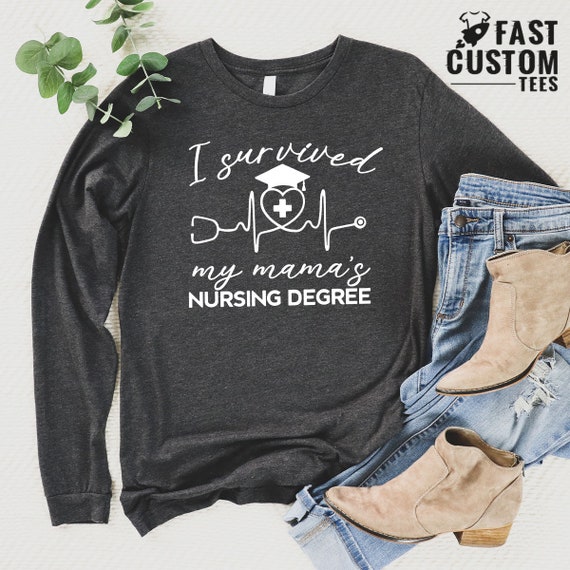 Womens Mom Wife Nurse T-Shirt With Love Heart Ring Stethoscope Tee Womens Mom Wife Nurse T-Shirt With Love Heart Ring Stethoscope Tee