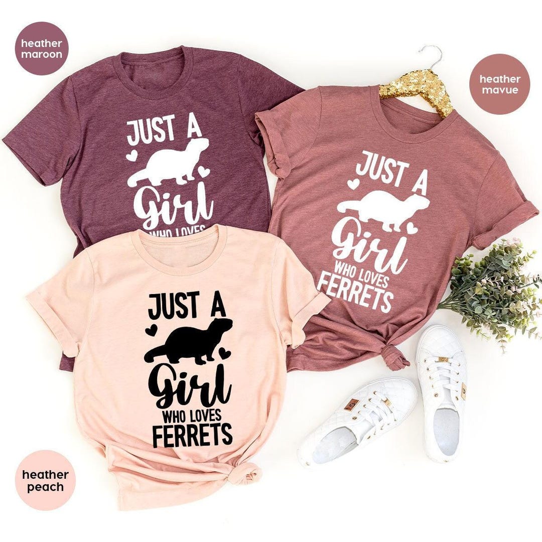Ferret T Shirts, Ferret Crewneck Sweatshirt, Ferret Graphic Tees
