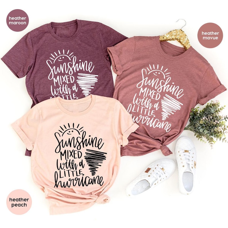 Hurricane Shirt, Vacation Graphic Tees, Sunshine Shirt, Funny T-Shirt, Summer Shirt, Sarcastic Gifts, Nature T-Shirt, Shirt for Women image 2