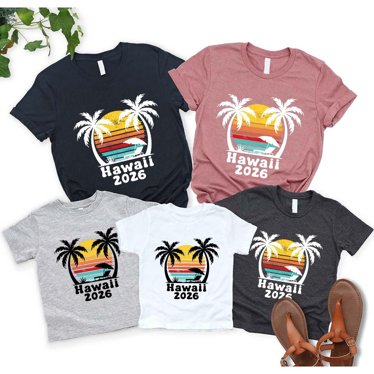 Hawaii 2026 Shirt, Hawaii Beach Shirt, Hawaii Traveler T-shirt