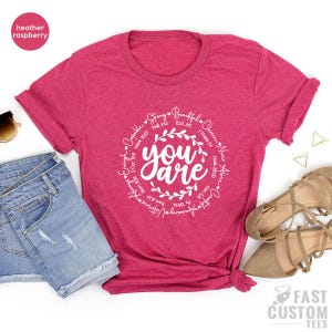 Christian Shirts, Jesus Shirt, Bible Verse Shirt, Inspirational Quotes, Christian Gifts, Religious Shirt, Faith Shirt, Motivational Shirt zdjęcie 6